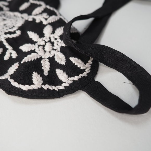 Vintage Tristan & Iseut Black Sheer Blouse - Picture 10 of 16